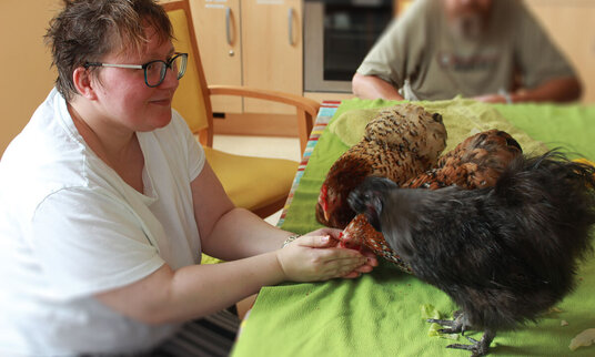 Tiergestützte Therapie im Kaiserhof